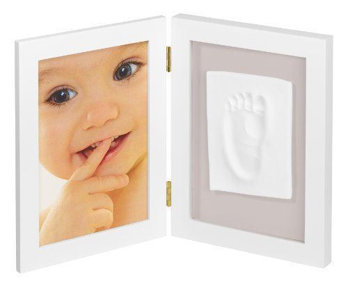 Photo frame with baby print